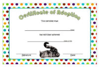 Pin On Adoption Certificate Free Ideas Throughout Toy Adoption Certificate Template