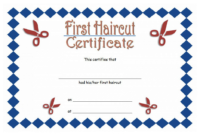 Pin On First Haircut Certificate Printable Free With Regard To First Haircut Certificate