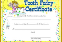 Pin On Tooth Fairy Money With New Tooth Fairy Certificate Template Free