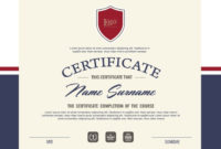 Premium Vector | Certificate Template With Clean And Pertaining To Amazing Qualification Certificate Template