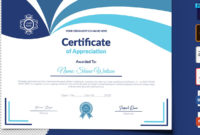 Printable Of Appreciation Certificate Template #104730 With Regard To Certificate Of License Template