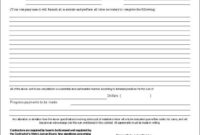 Printable Sample Construction Contract Template Form In Cost Plus Building Contract Template