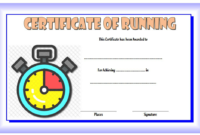 Running Certificate Templates: 10+ Fun Sports Designs With Running Certificates Templates Free