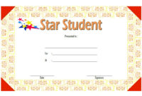 Star Student Certificate Templates 10+ Best Ideas Free Throughout Fantastic Student Council Certificate Template 8 Ideas Free