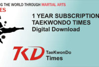 Tae Kwon Do Times Digital Gift Certificate Taekwondo Times Throughout New Free 24 Martial Arts Certificate Templates 2020