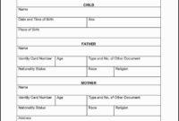 The Amusing Spanish To English Birth Certificate Intended For New Spanish To English Birth Certificate Translation Template