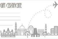 Travel Gift Certificate Editable [10+ Modern Designs] Intended For Free Fishing Gift Certificate Editable Templates