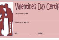 Valentine Gift Certificate Template [7+ Beautiful Designs] Throughout Free Valentine Gift Certificate Template