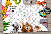 Zoo Animal Reward Chart For Kids Printable Instant Digital Inside Fresh Zoo Gift Certificate Templates Free Download
