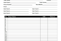 Blank Football Depth Chart Template – Professional within Blank Football Depth Chart Template