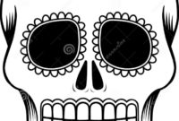 Blank Sugar Skull Template – Best Sample Template throughout Blank Sugar Skull Template