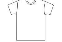 Blank Tee Shirt Template – Best Template Ideas with Blank Tshirt Template Printable