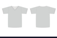 Blank V Neck T Shirt Template – Mockup intended for Blank V Neck T Shirt Template