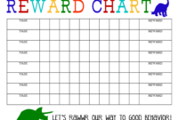 Printable Reward Chart – The Girl Creative | Reward Chart intended for Blank Reward Chart Template