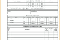 022 Construction Cost Report Template Excel Ideas Pertaining To Cost Report Template