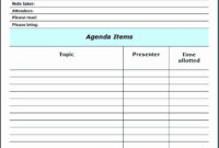 10 Agenda Template Word 2013 Sampletemplatess With Free Meeting Agenda Template Microsoft Word