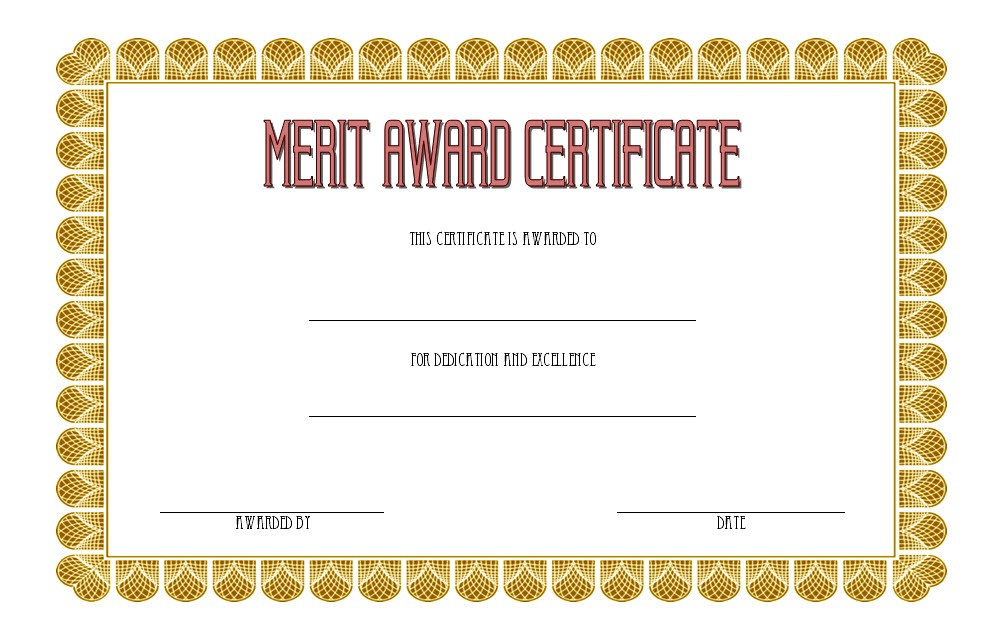 10+ Certificate Of Merit Templates Editable Free Download Regarding Fascinating Editable Honor Roll Certificate Templates