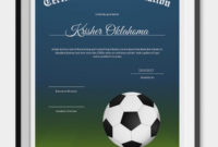10+ Football Certificate Templates Free Word, Pdf For Soccer Certificate Template Free 21 Ideas