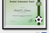 10+ Football Certificate Templates Free Word, Pdf In New Soccer Certificate Template Free 21 Ideas