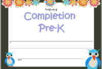 10+ Free Editable Pre K Graduation Certificates [Word + Pdf] With Regard To New Kindergarten Graduation Certificates To Print Free