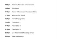 10 Free Meeting Agenda Templates | Word And Google Docs Regarding Free Meeting Agenda Template Word