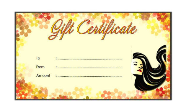 10+ Free Printable Beauty Salon Gift Certificate Templates With Simple Happy New Year Certificate Template Free 2019 Ideas