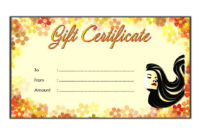 10+ Free Printable Beauty Salon Gift Certificate Templates Within Fresh Nail Gift Certificate Template Free