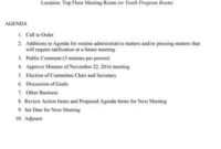 10+ Fundraising Meeting Agenda Templates Pdf, Word With Agenda Template For Nonprofit Board Meeting