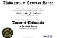 11 Free Printable Degree Certificates Templates Phd Inside Pertaining To Masters Degree Certificate Template