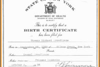 12 Birth Certificate Template Radaircars Intended For Rabbit Birth Certificate Template Free 2019 Designs