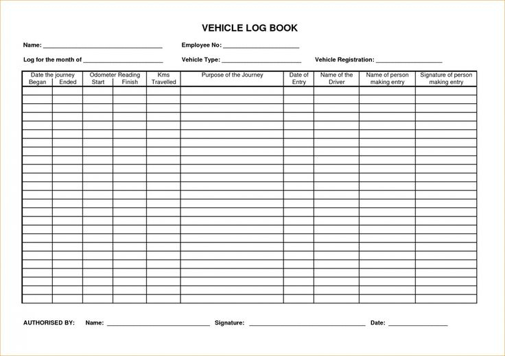 12 Sample Vehicle Log Book Format # In Vehicle Service Log Book Template