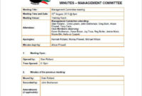 13+ Club Meeting Minutes Templates Doc, Excel, Pdf With Booster Club Meeting Agenda Vorlage