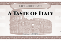 14+ Restaurant Gift Certificates | Free &amp;amp; Premium Templates For Restaurant Gift Certificates Printable