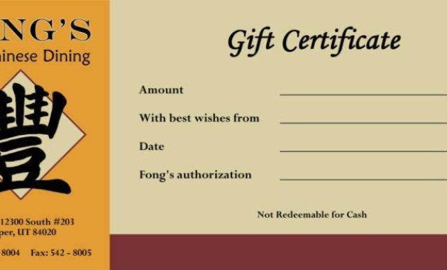 14+ Restaurant Gift Certificates | Free &amp; Premium Templates With Regard To New Dinner Certificate Template Free