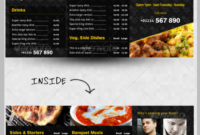15+ Takeaway Menu Designs Psd, Ai | Free & Premium Templates Intended For To Go Menu Template