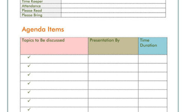 17+ Free Meeting Agenda Templates (For Ms Word) With Meeting Agenda Template Word Download
