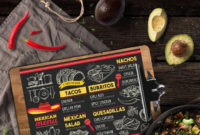 19+ Mexican Restaurant Menu And Flyer Templates Psd With Regard To Mexican Menu Template Free Download