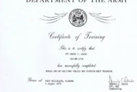 20 Army Certificate Of Achievement Template ™ In 2020 With Regard To Amazing Certificate Of Achievement Army Template