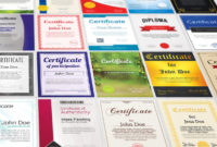 20 Certificate Templates Pack | Certificate Templates Within Fantastic Membership Certificate Template Free 20 New Designs