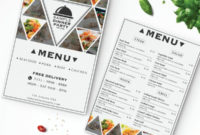 22+ Dinner Menu Templates Illustrator, Indesign, Ms Word Throughout Word Document Menu Template
