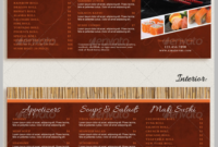 22+ Restaurant Take Out Brochure Templates Ai, Psd Pertaining To Take Out Menu Template