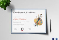 23 Best Award Certificate Templates | Sample Templates Throughout Art Award Certificate Template