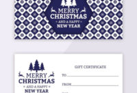 23+ Holiday Gift Certificate Templates Psd | Free For Christmas Gift Certificate Template Free Download