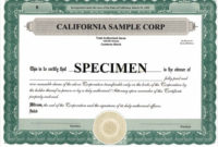 24+ Share Stock Certificate Templates Psd, Vector Eps Regarding Blank Share Certificate Template Free