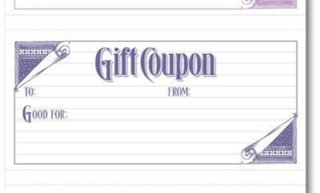 25 Homemade Gift Certificate Template In 2020 (With Images With Homemade Gift Certificate Template
