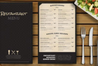 25+ Vintage Menu Templates Ai, Pages, Psd, Docs | Free Pertaining To Menu Template For Pages