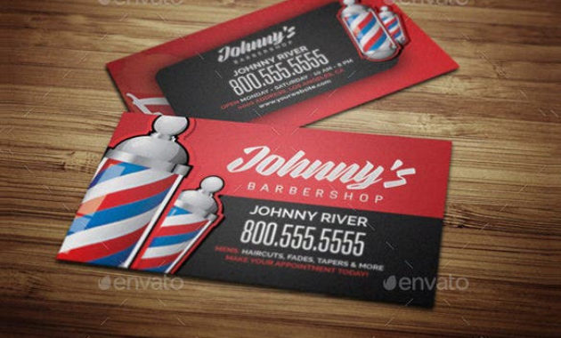 27+ Barber Business Card Templates Pages, Indesign, Word Throughout Barber Shop Certificate Free Printable 2020 Designs