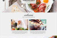 27+ Best Premium Restaurant Website Templates | Free With Free Website Menu Design Templates