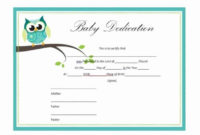 30 Baby Dedication Certificate Template Printable In 2020 Regarding Fantastic Baby Dedication Certificate Template
