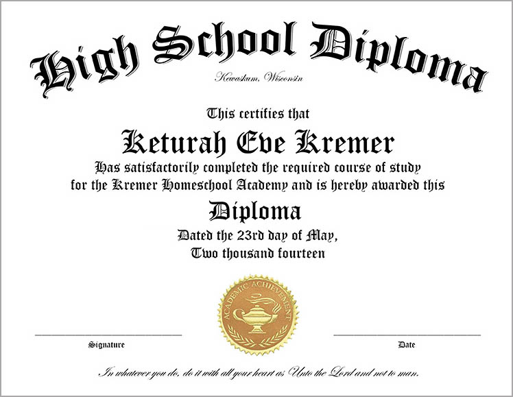 30+ Free High School Diploma Template Printable With Regard To Awesome Certificate Templates For School